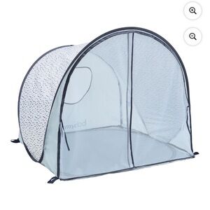 NEW 🆕 Babymoov anti-UV Tent Blue Waves, 39x36x34 inch foldable sun protection